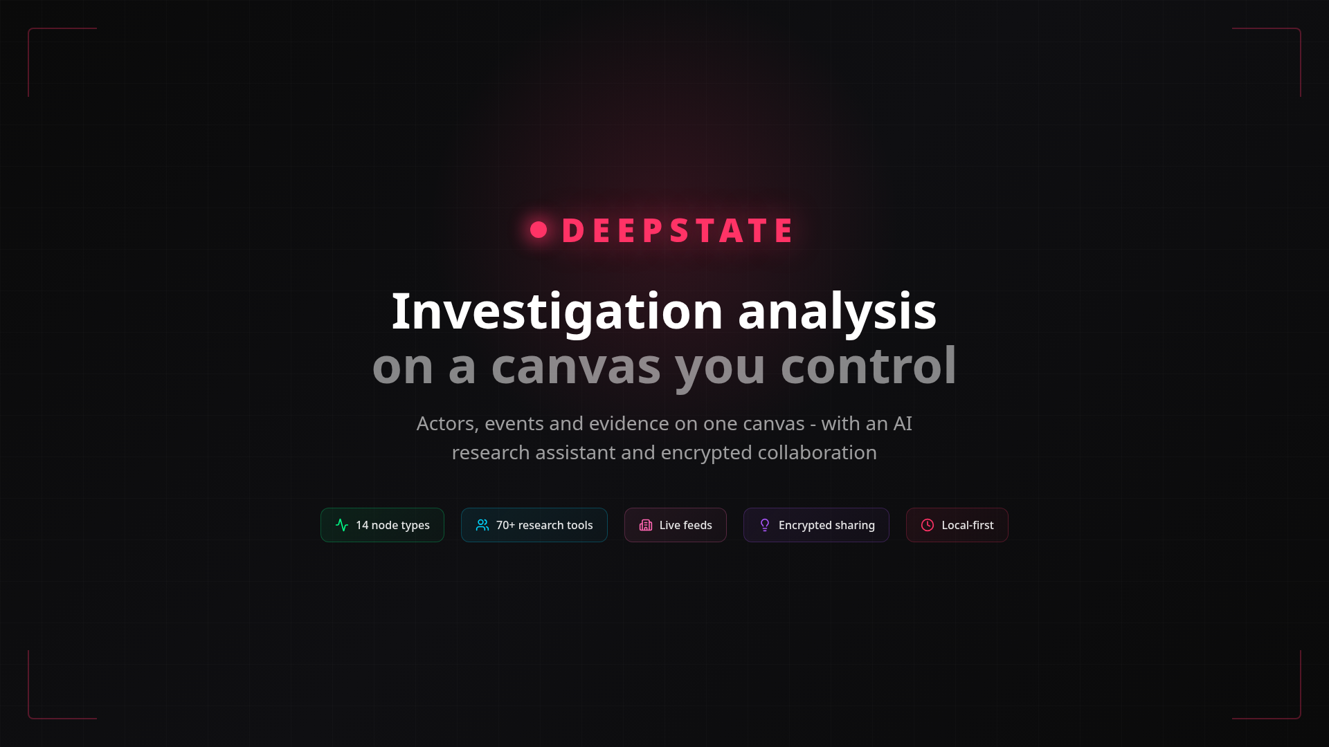 DeepState investigation board